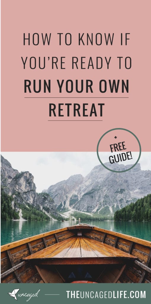 how to know if you're ready to run your own retreat