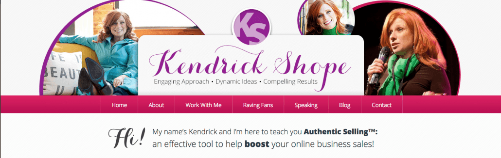 Kendrick Shope - website relaunch