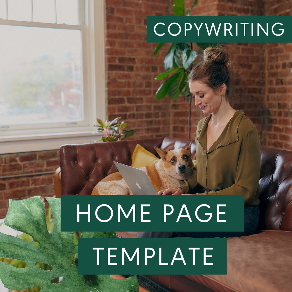 Home Page Template - Copywriting - Get Visible Bundle