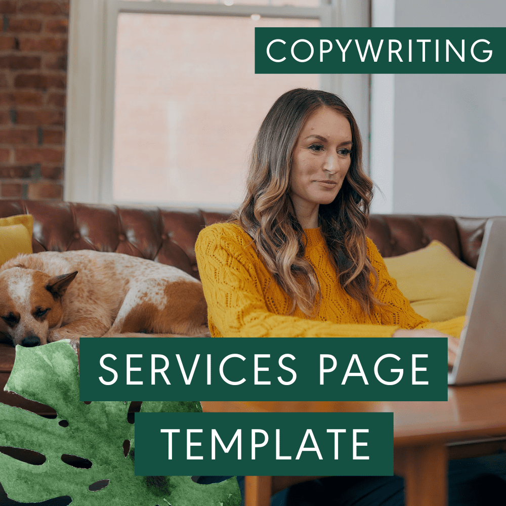 Services Page Template - Copywriting - Get Visible Bundle